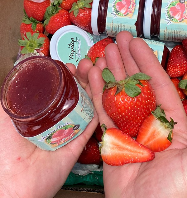 Handgemachte Erdbeermarmelade Kaufen | Tropitop