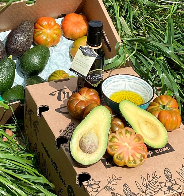Pack Mediterrâneo com Abacates, Tomates e Azeite de Oliva