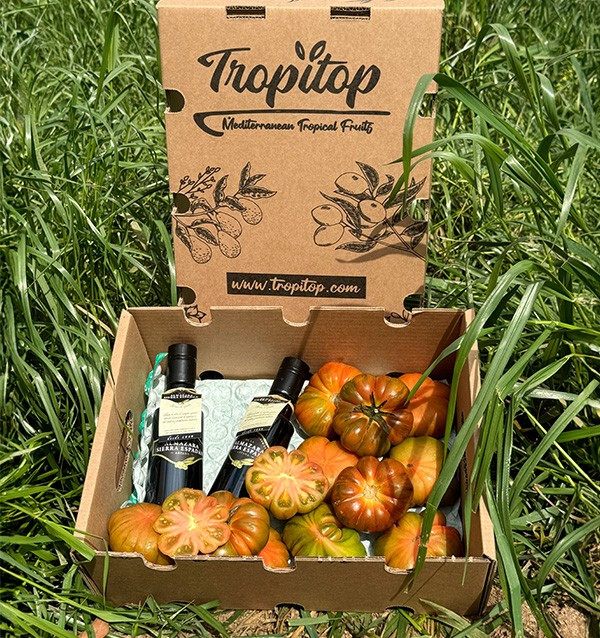Acheter pack de tomates raf et huile d'olive