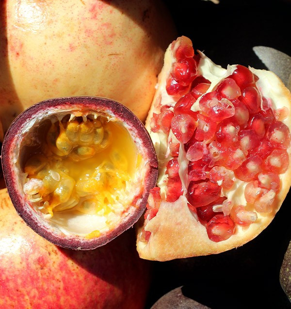 Passionfrucht und Granatäpfel online bei Tropitop kaufen