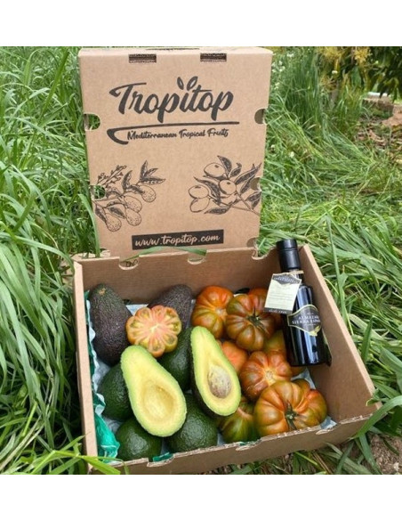 Pack Mediterrâneo com Abacates, Tomates e Azeite de Oliva