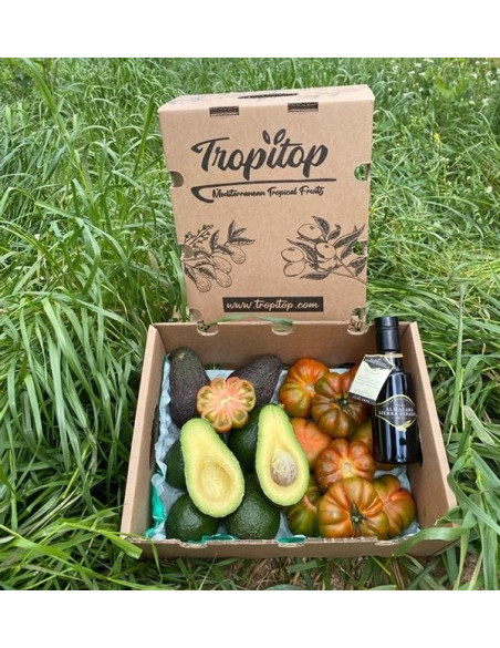 Pack Méditerranéen avec Avocats, Tomates et Huile d'Olive