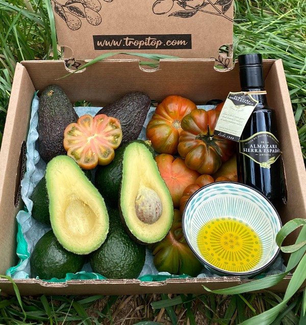 Pack Méditerranéen avec Avocats, Tomates et Huile d'Olive