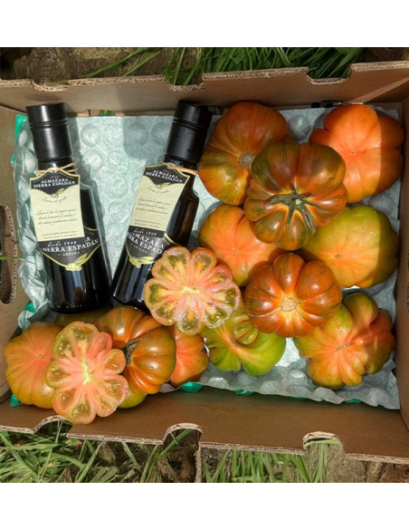 Acheter pack de tomates raf et huile d'olive