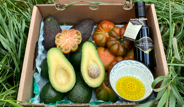 Pack aguacates, tomate raf y aceite de oliva