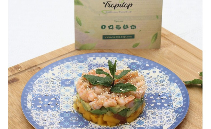 Tartare de Crevettes à l'Avocat et à la Mangue